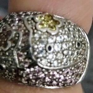 Hello kitty Diamonique ring